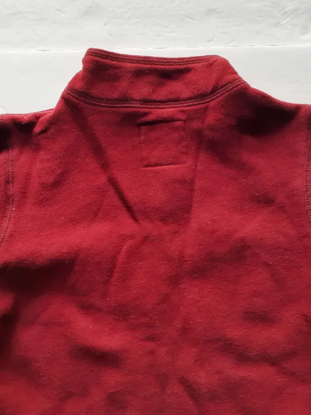 Oshkosh Boys Sweatshirt Burgundy Quarter Zip Pullover 4T
